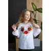 Вишиванка для дівчинки із пишними рукавами «Маків цвіт» Вишиванка для дівчинки із пишними рукавами «Маків цвіт»